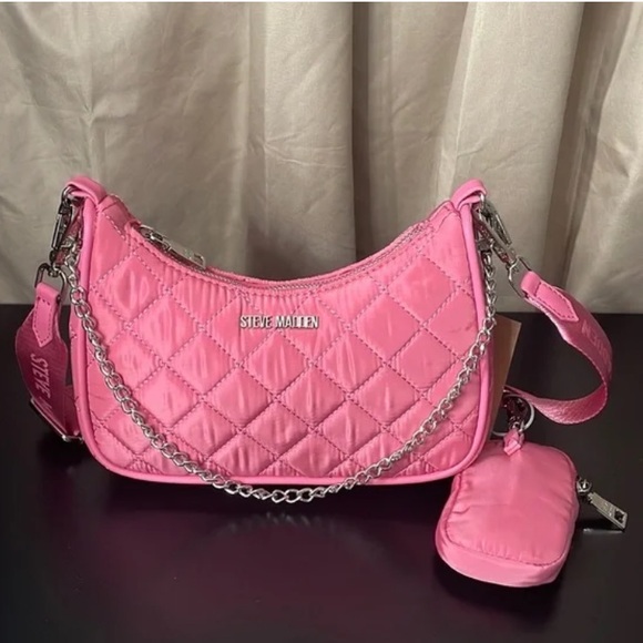 Steve Madden Bags Steve Madden Hot Pink Bvital Crossbody Bag Poshmark